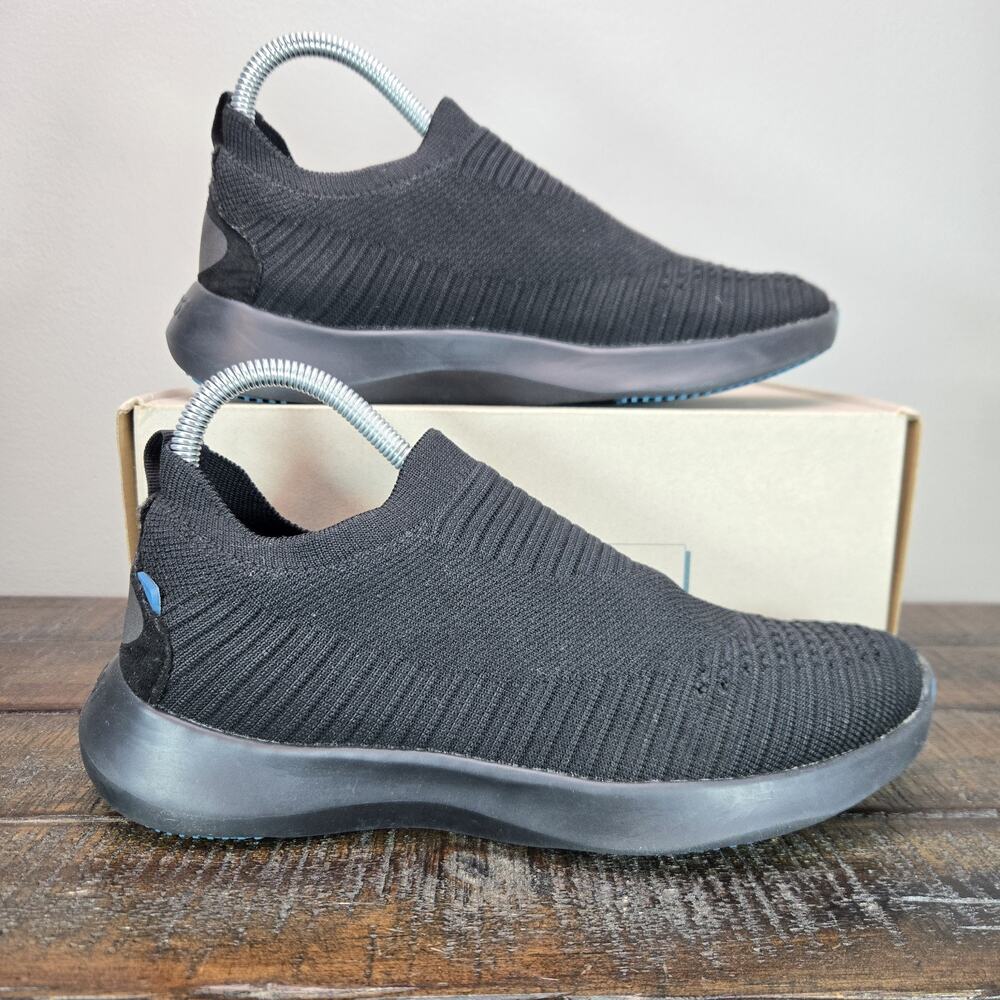 Vessi Everyday Move Slip On Womens Size 7 Waterproof Shoes Sneakers Onyx Black